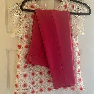 Jcrew Crochett top xxs and Cameron pants size 0p worn once. Together or separate